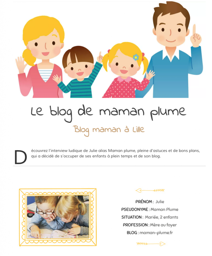 Blog maman lille