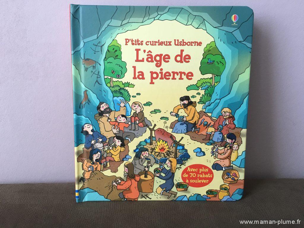 Livres P'tits Curieux - usborne - l'âge de la pierre