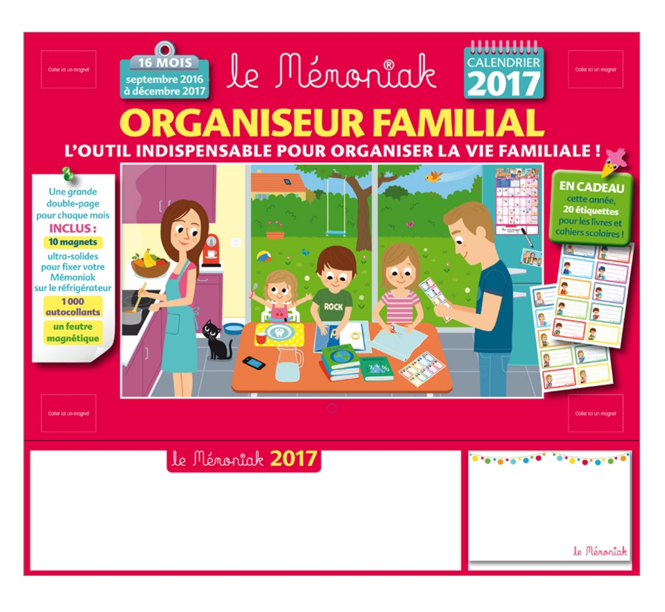 Organiseur familial Le Mémoniak Edition 2019-2020 - Editions 365
