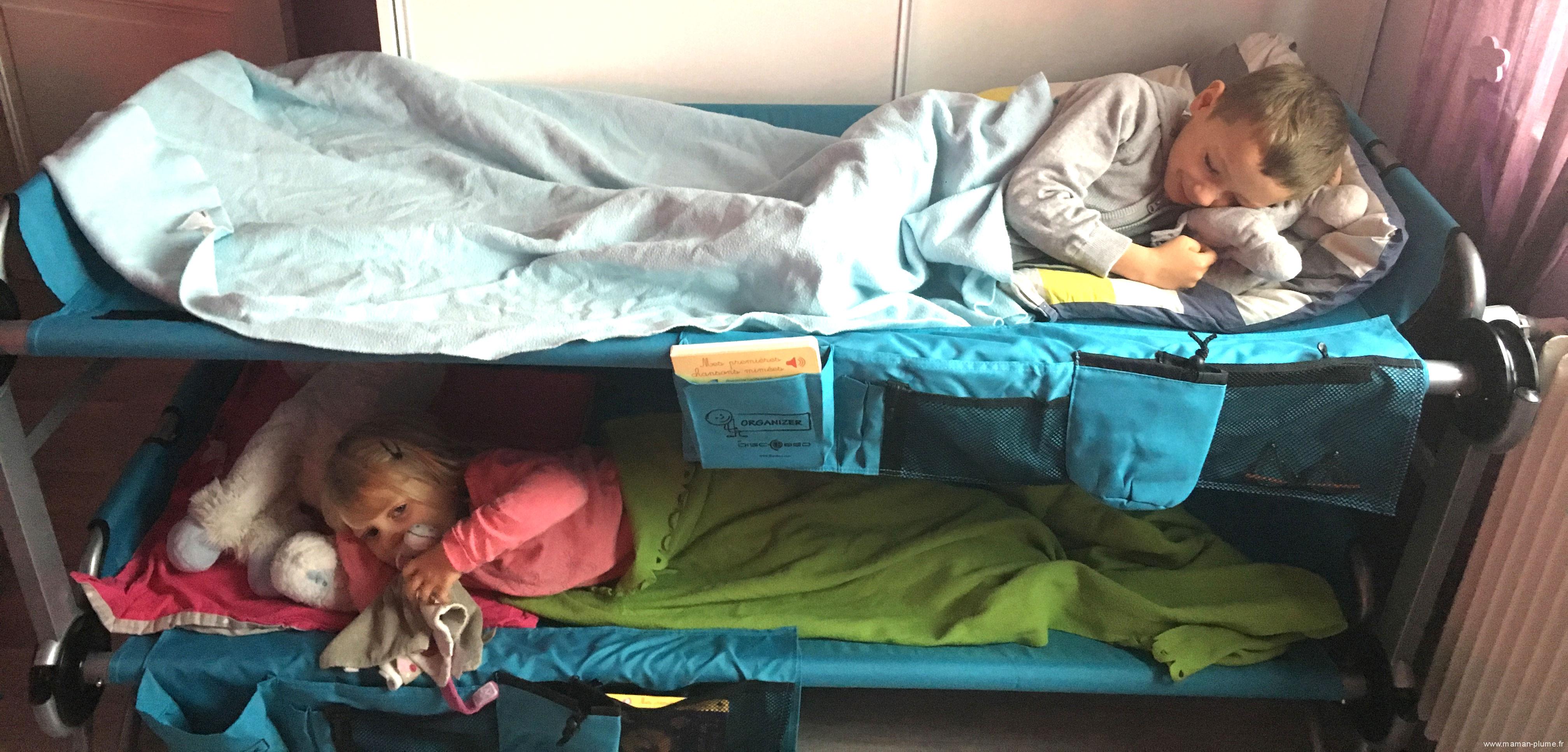 Lit de camp avec rangements pour 2 enfants - Kid-O-Bunk