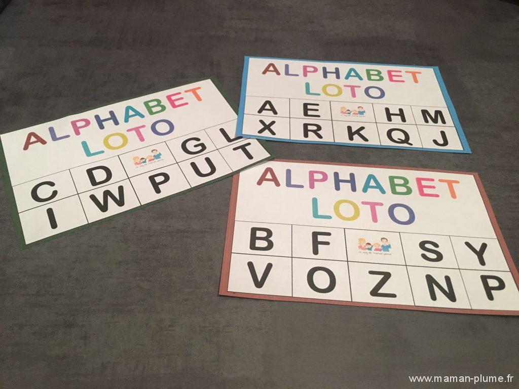 Un petit Loto Alphabet juste pour vous, ça vous tente ?