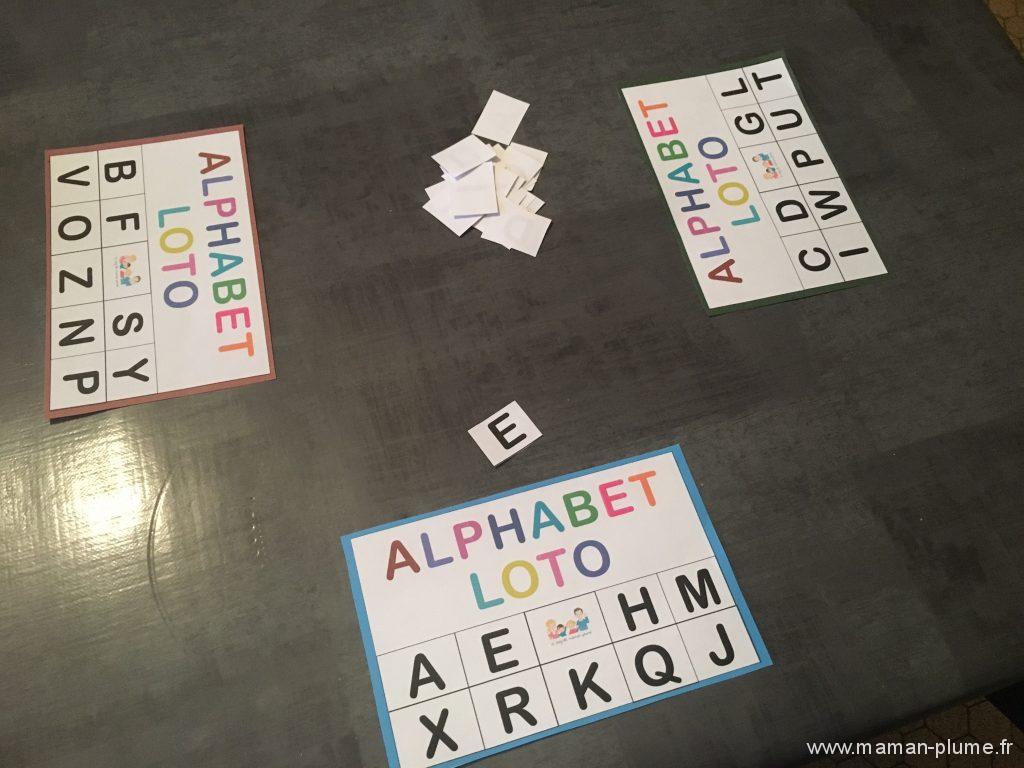 Un petit Loto Alphabet juste pour vous, ça vous tente ?