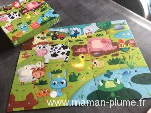 Un puzzle tactile complètement animaux &#8211; Janod