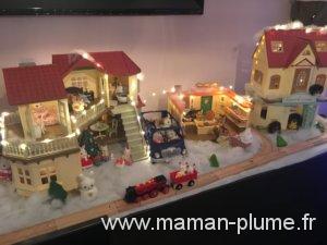 Notre village de noël Sylvanian !