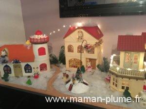 Notre village de noël Sylvanian !