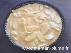 Recette moelleux aux amandes et pommes