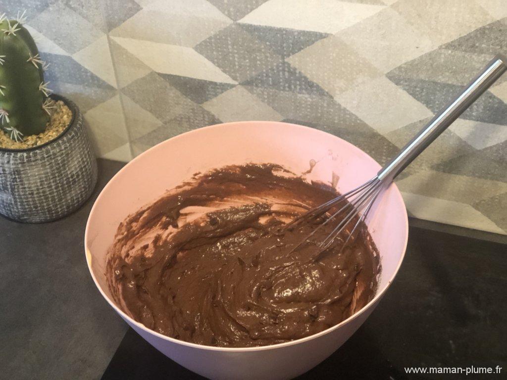 Mon cake au chocolat, la recette