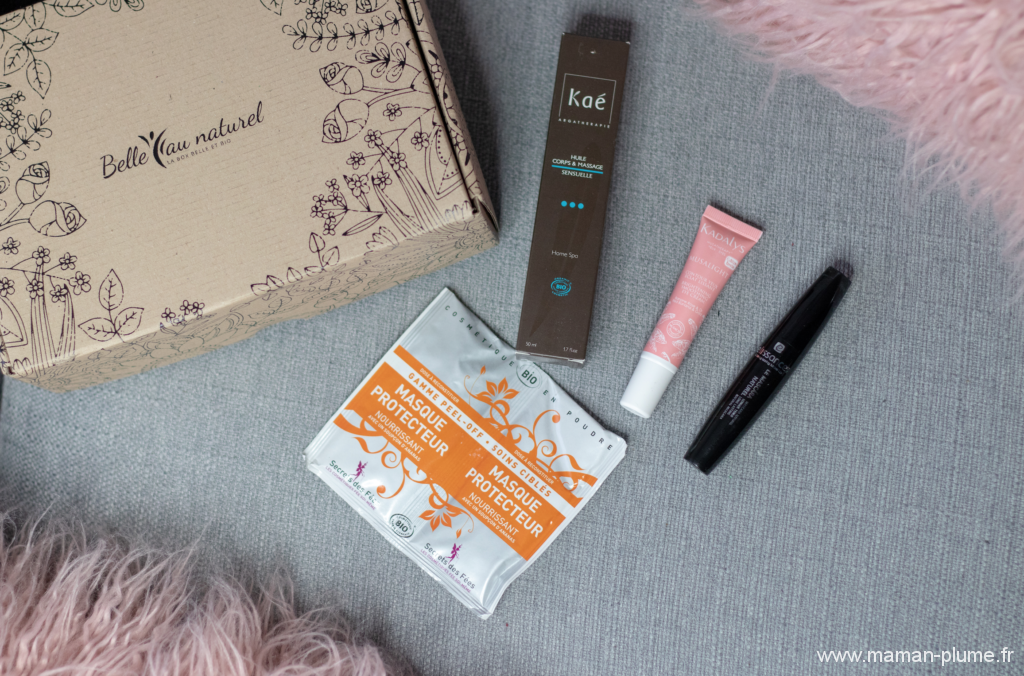 Test de la box Belle au naturel « Tendre Romance »