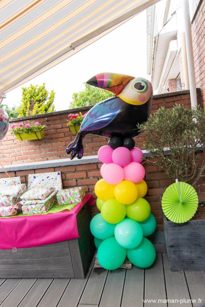 Une décoration tropicale pour les 1 ans de bébé !