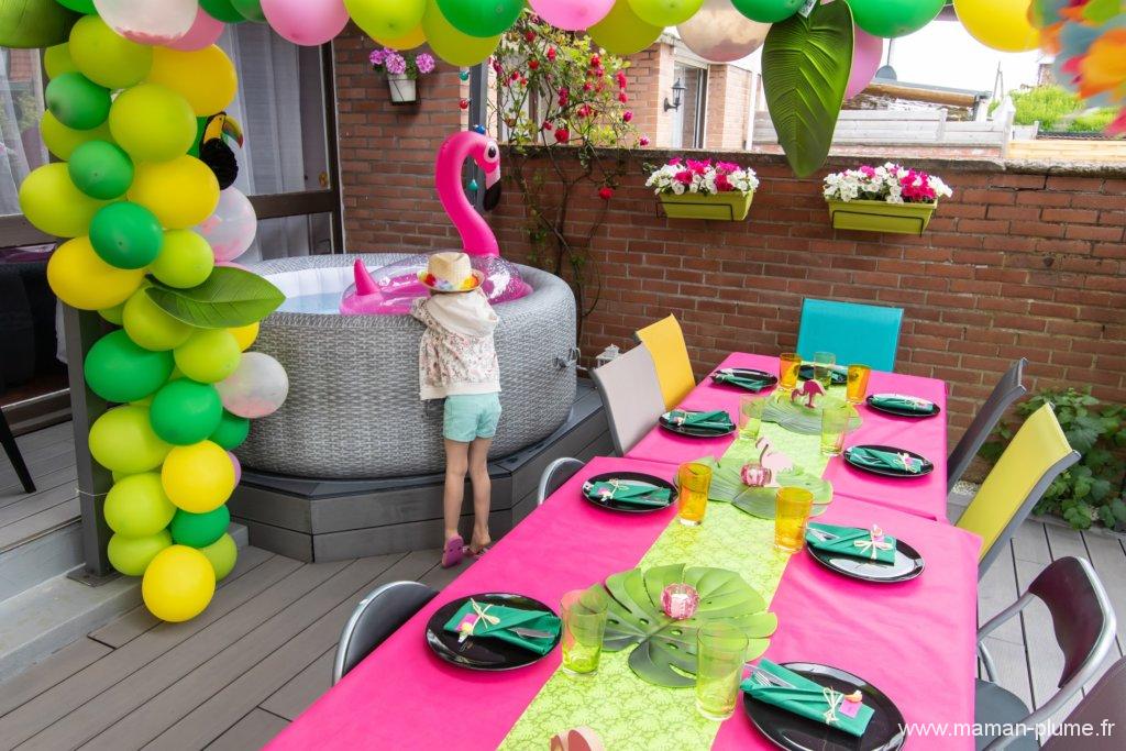 Une décoration tropicale pour les 1 ans de bébé !