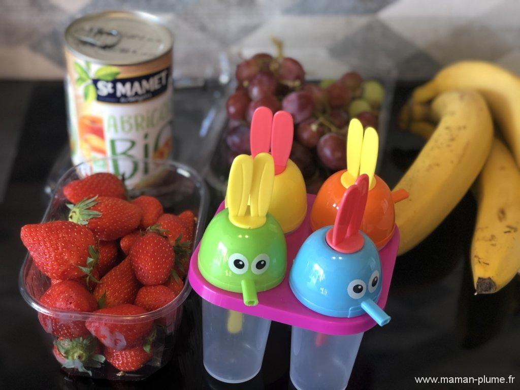 Recette, nos glaces aux fruits !