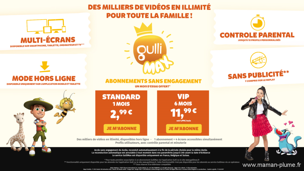 L&rsquo;application Gulli, la Tv enfants à emporter partout !