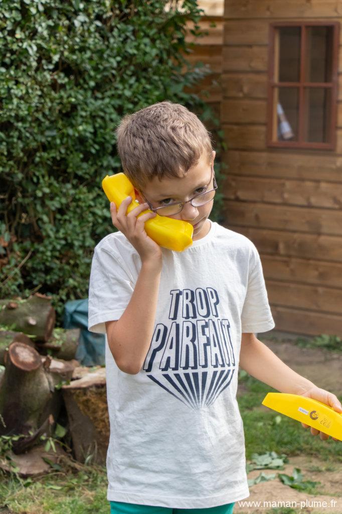 Les accessoires de notre cabane de jardin pour enfants