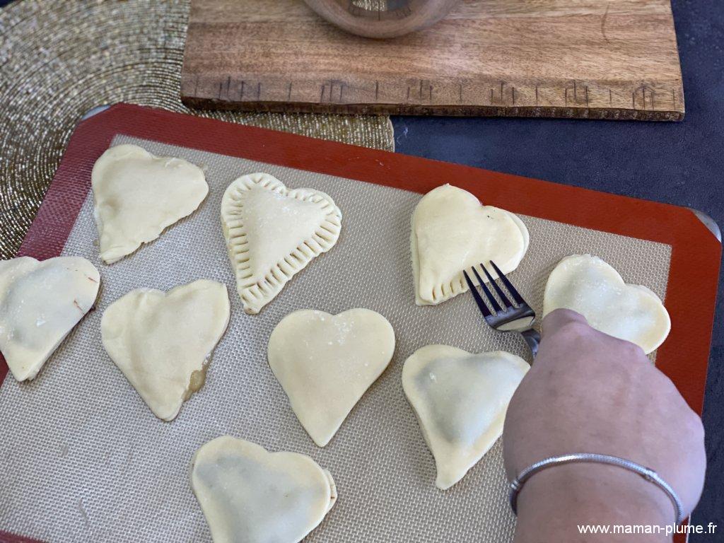 Recette St-Valentin, coeurs au chocolat !