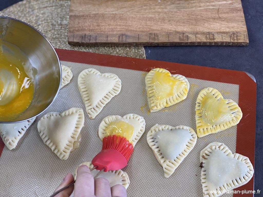 Recette St-Valentin, coeurs au chocolat !