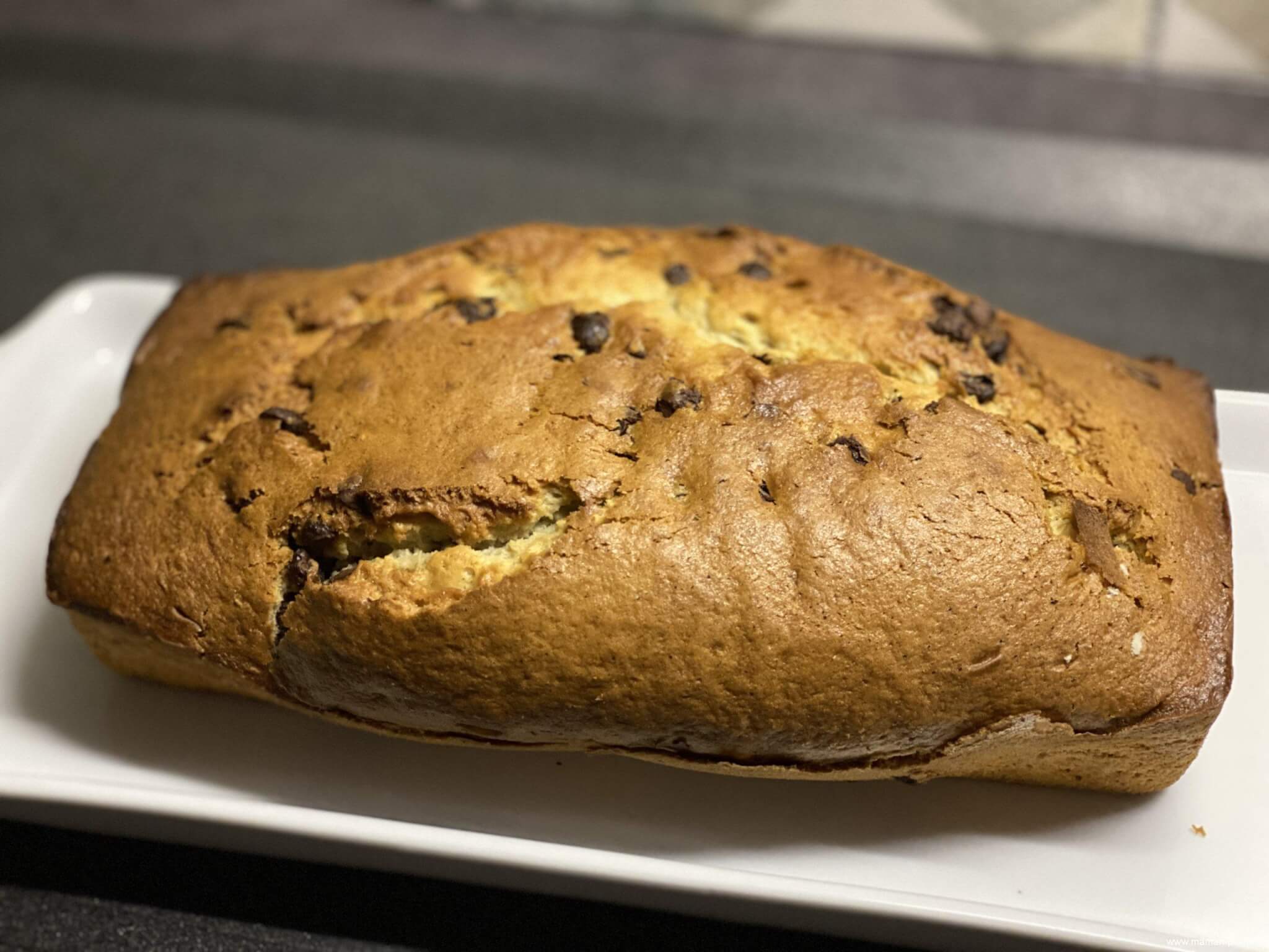 Recette, mon cake pépites de chocolat et banane