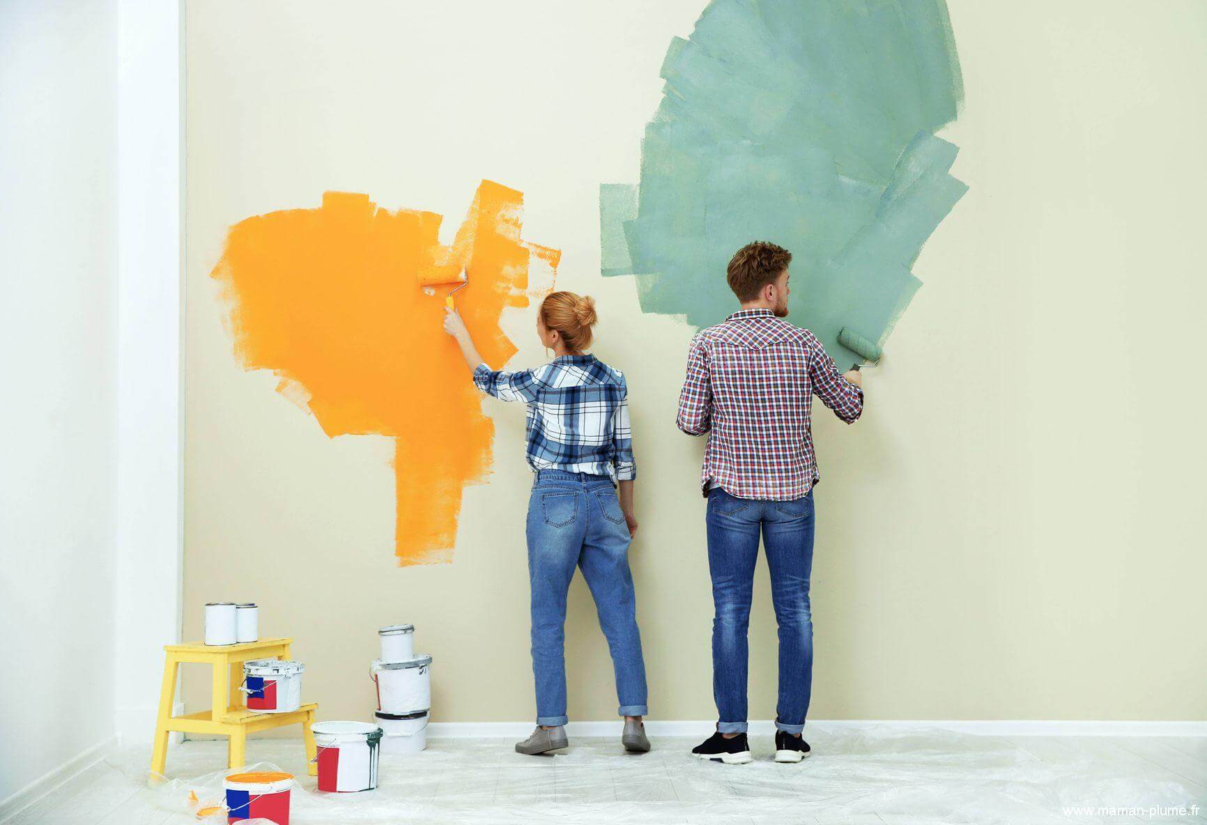 J’ai jeté mon surplus de peinture…