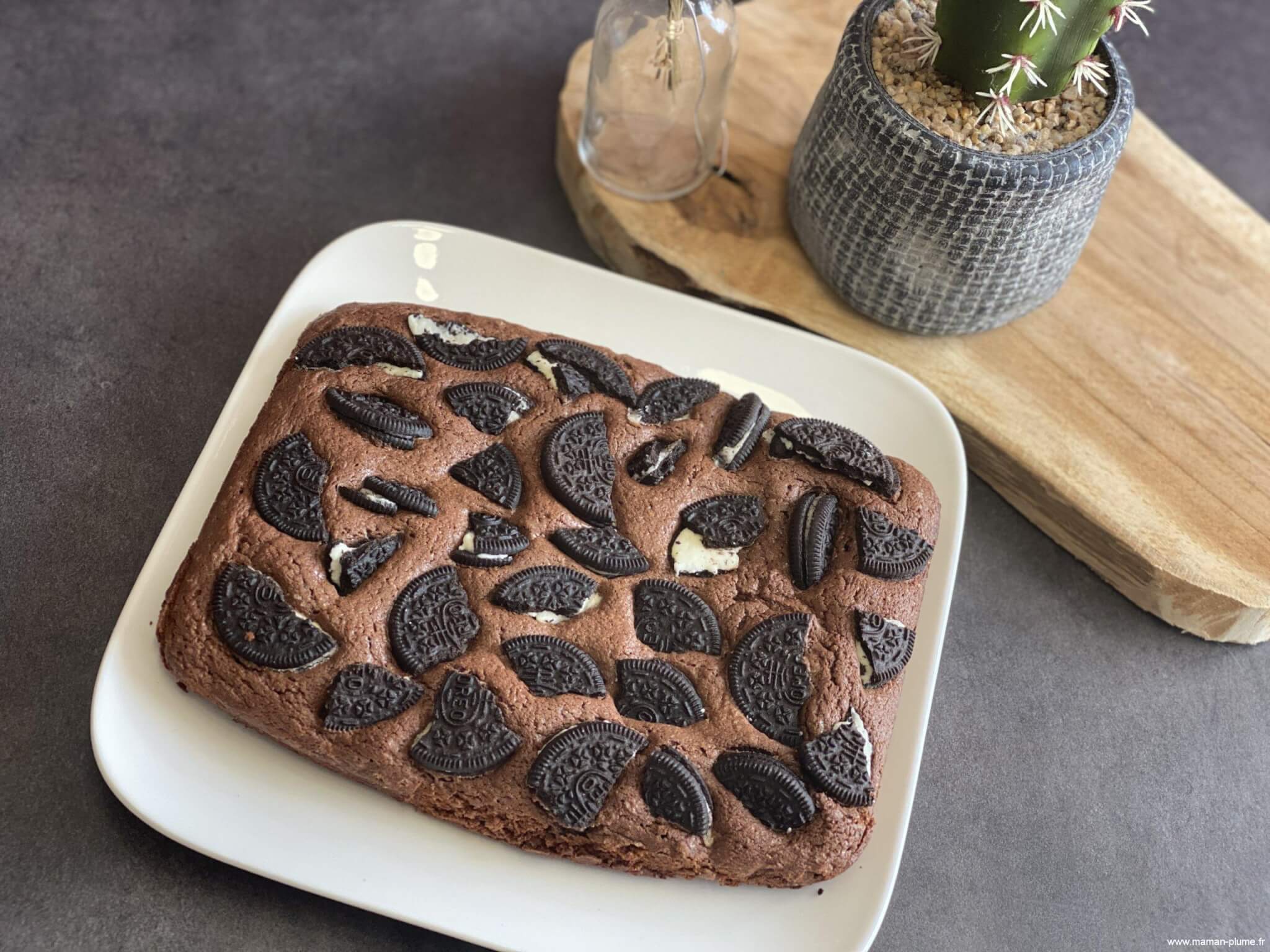 La recette du gâteau chocolat / oreo !