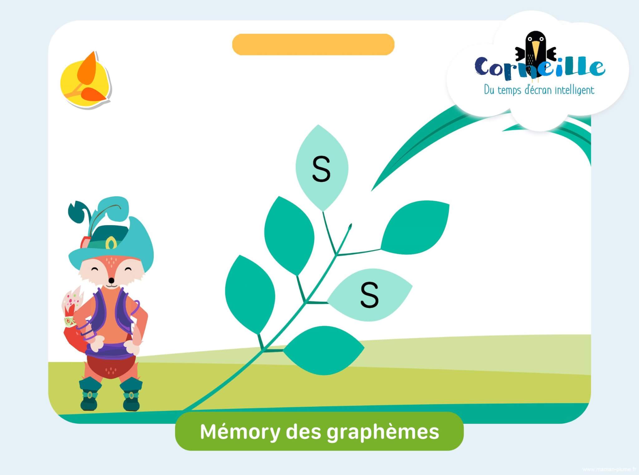 corneille-memory-des-graphemes Des vacances studieuses avec Corneille