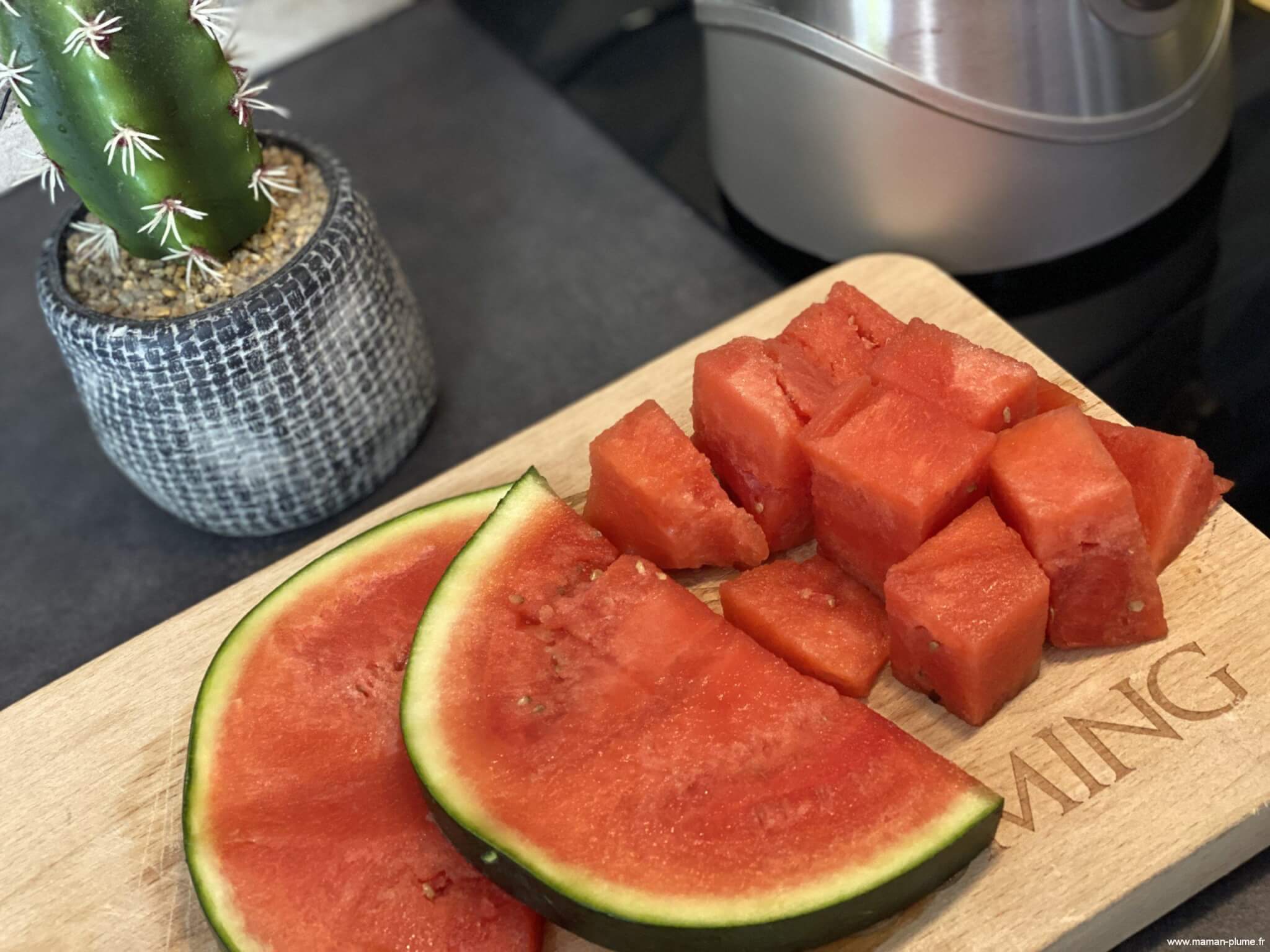 Recette rafraichissante, le smoothie Pastèque