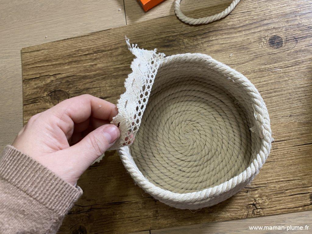 Je fabrique mon panier Bohème en corde, DIY facile !