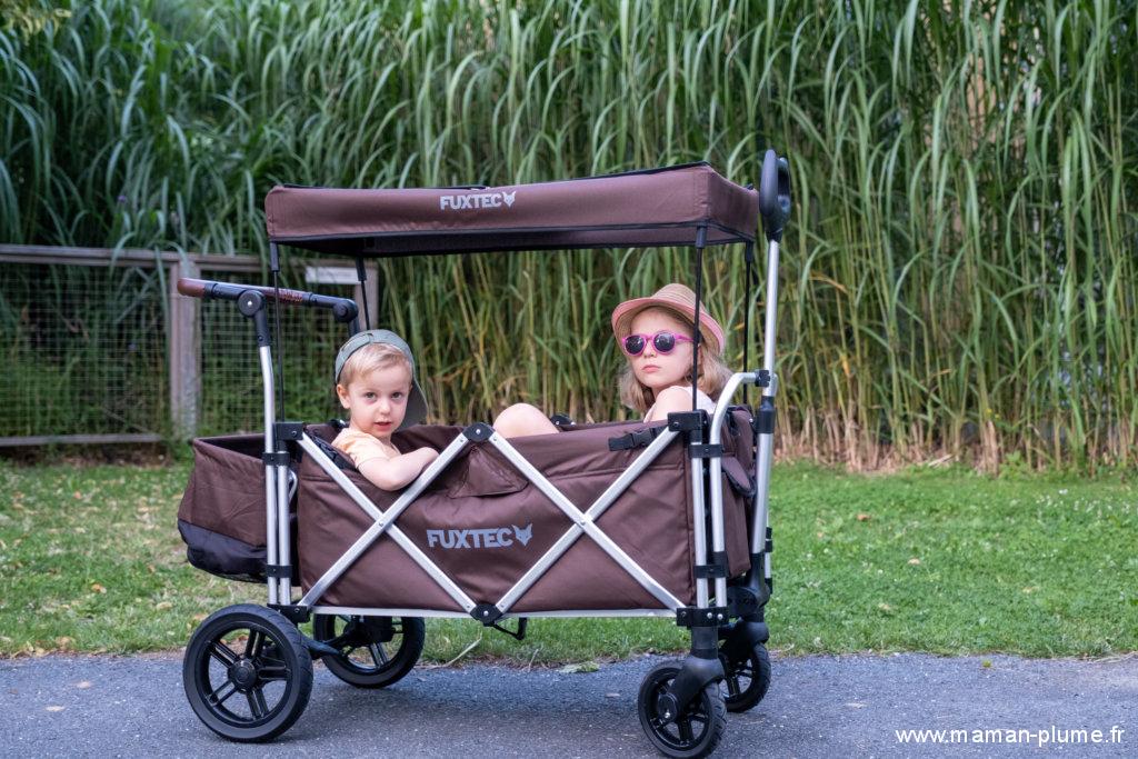 Le chariot Fuxtec pour partir en vadrouille - Le blog de Maman Plume