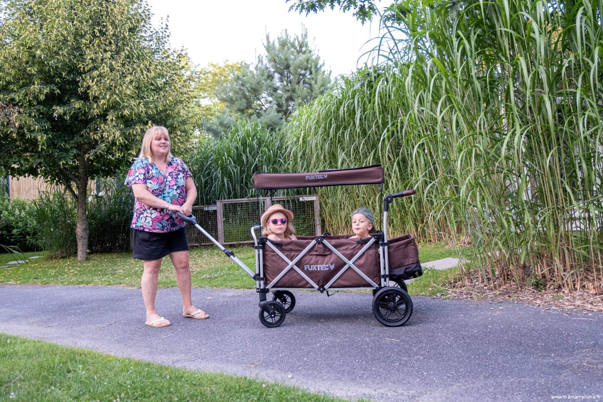 Le chariot Fuxtec pour partir en vadrouille - Le blog de Maman Plume