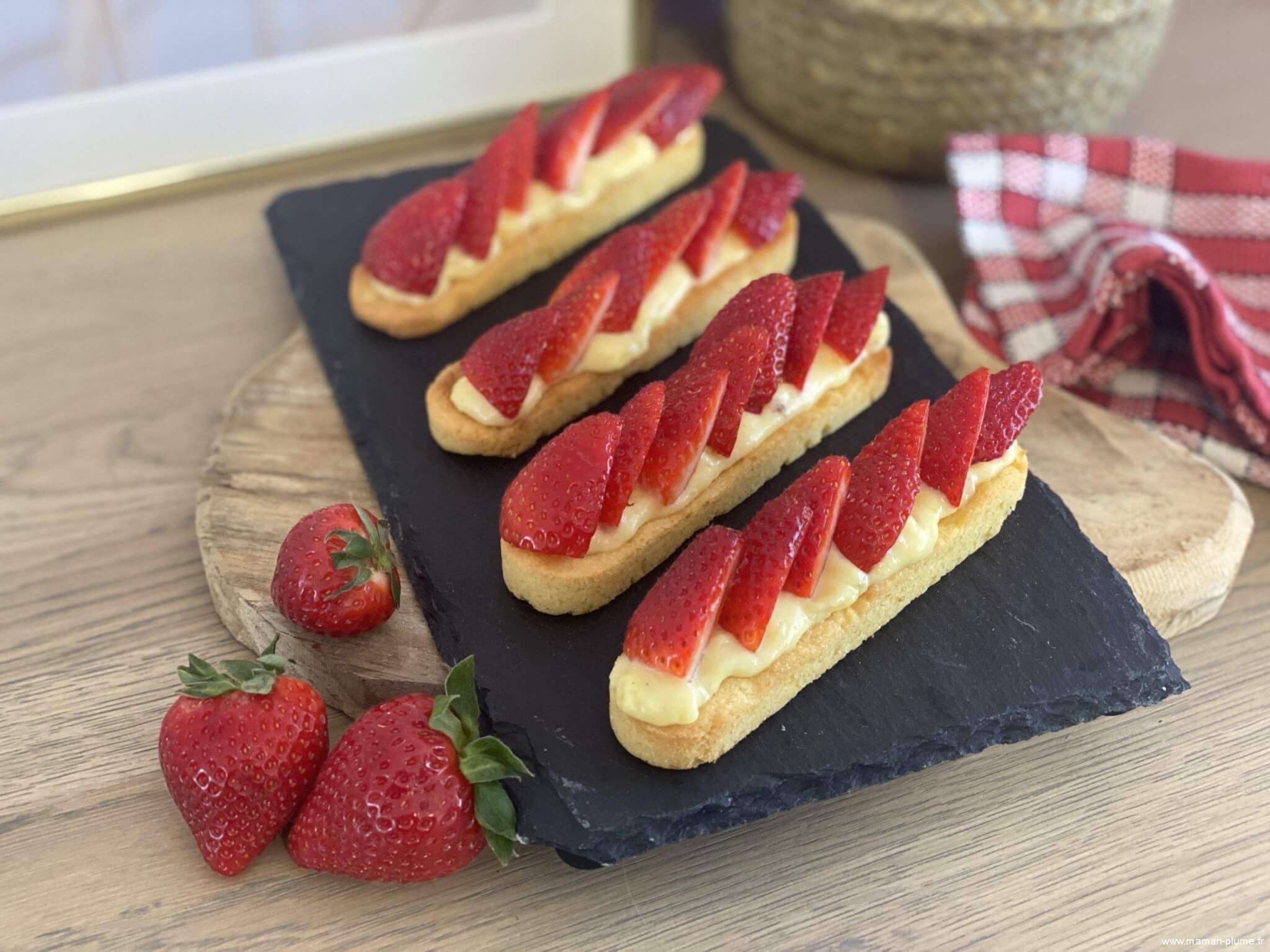 Recette &#8211; Les Tartelettes à la fraise