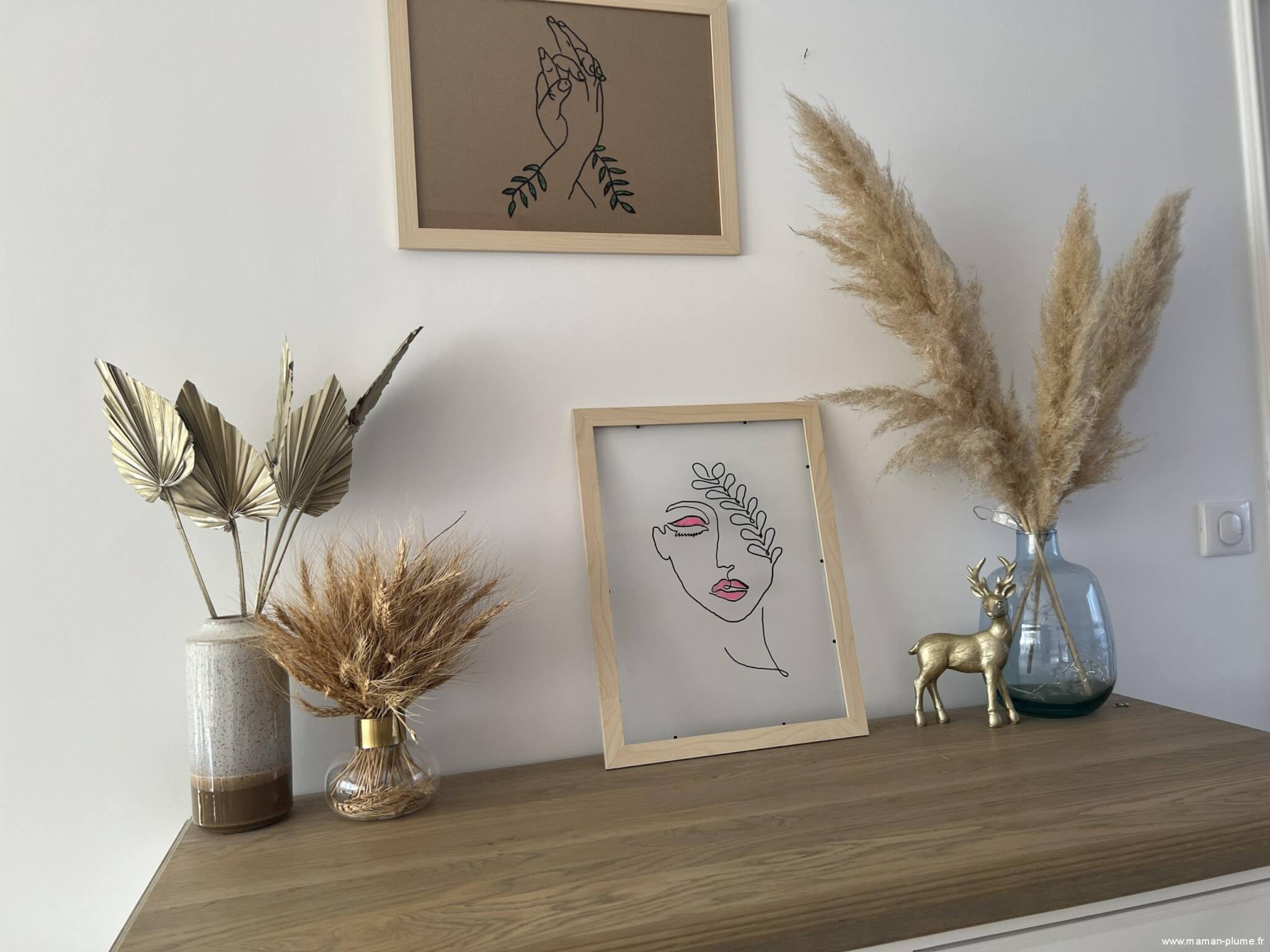 Je fabrique mon tableau en Art Line, DIY !