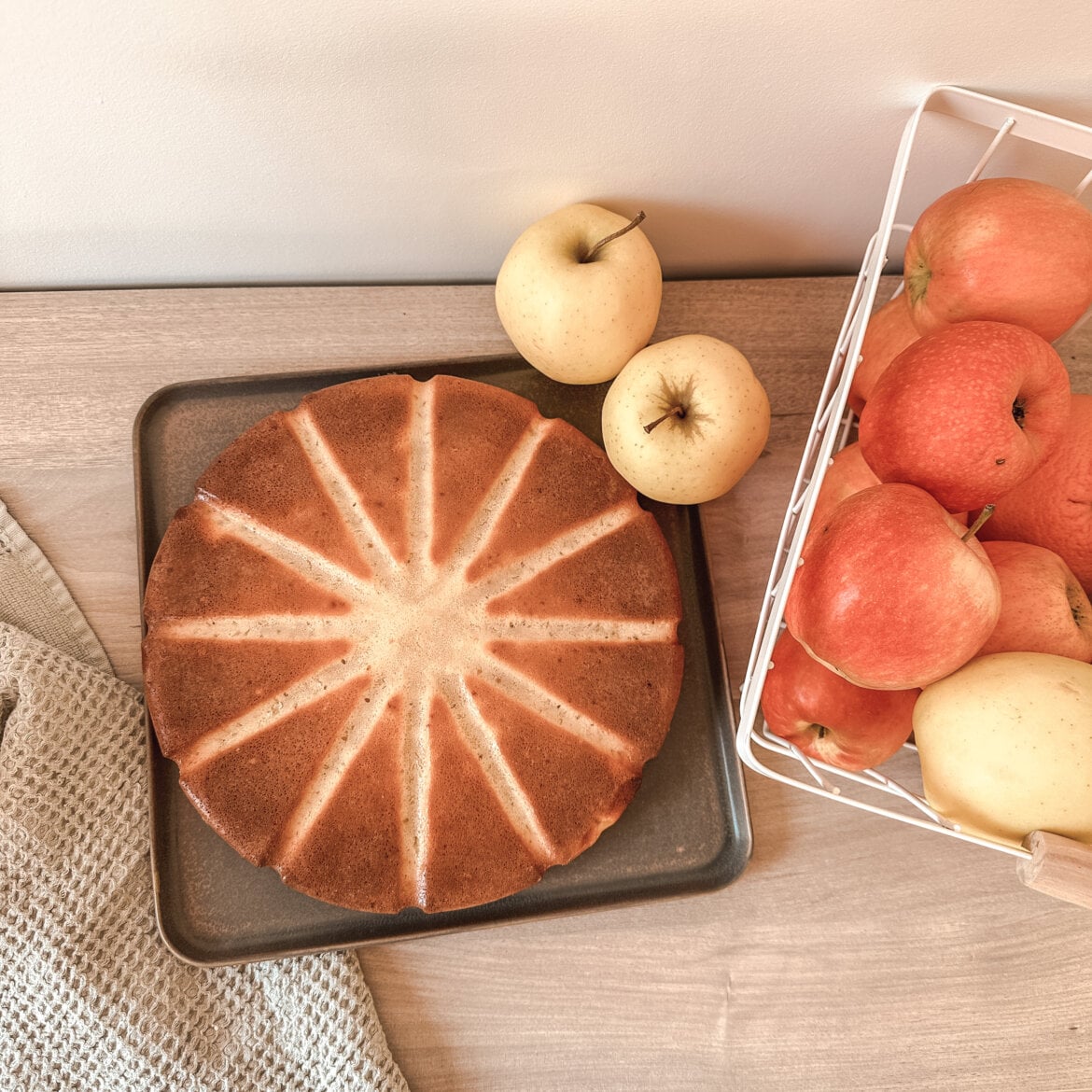 Recette d’un gâteau léger aux pommes