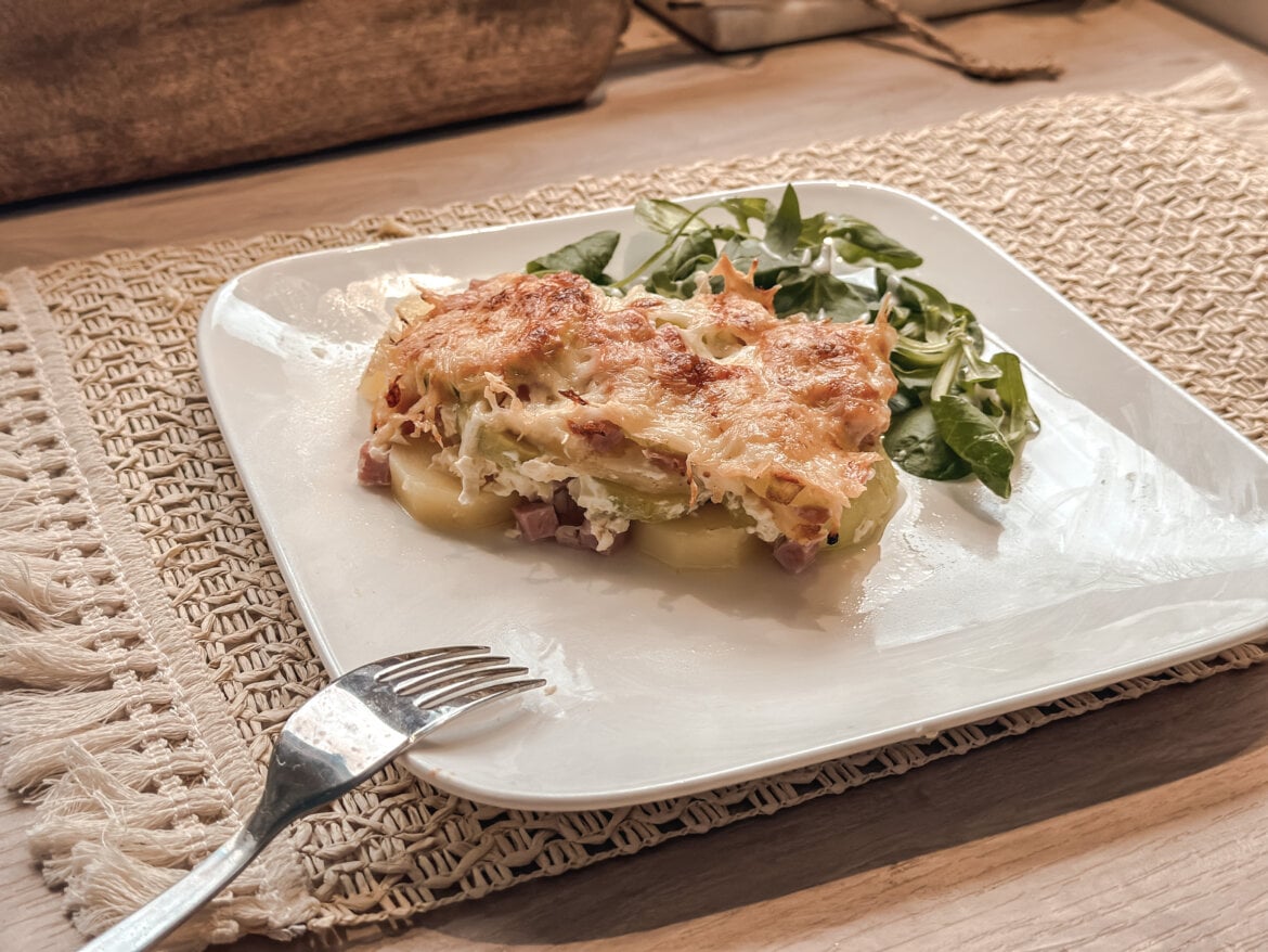 Minis gratins pomme de terre courgette !
