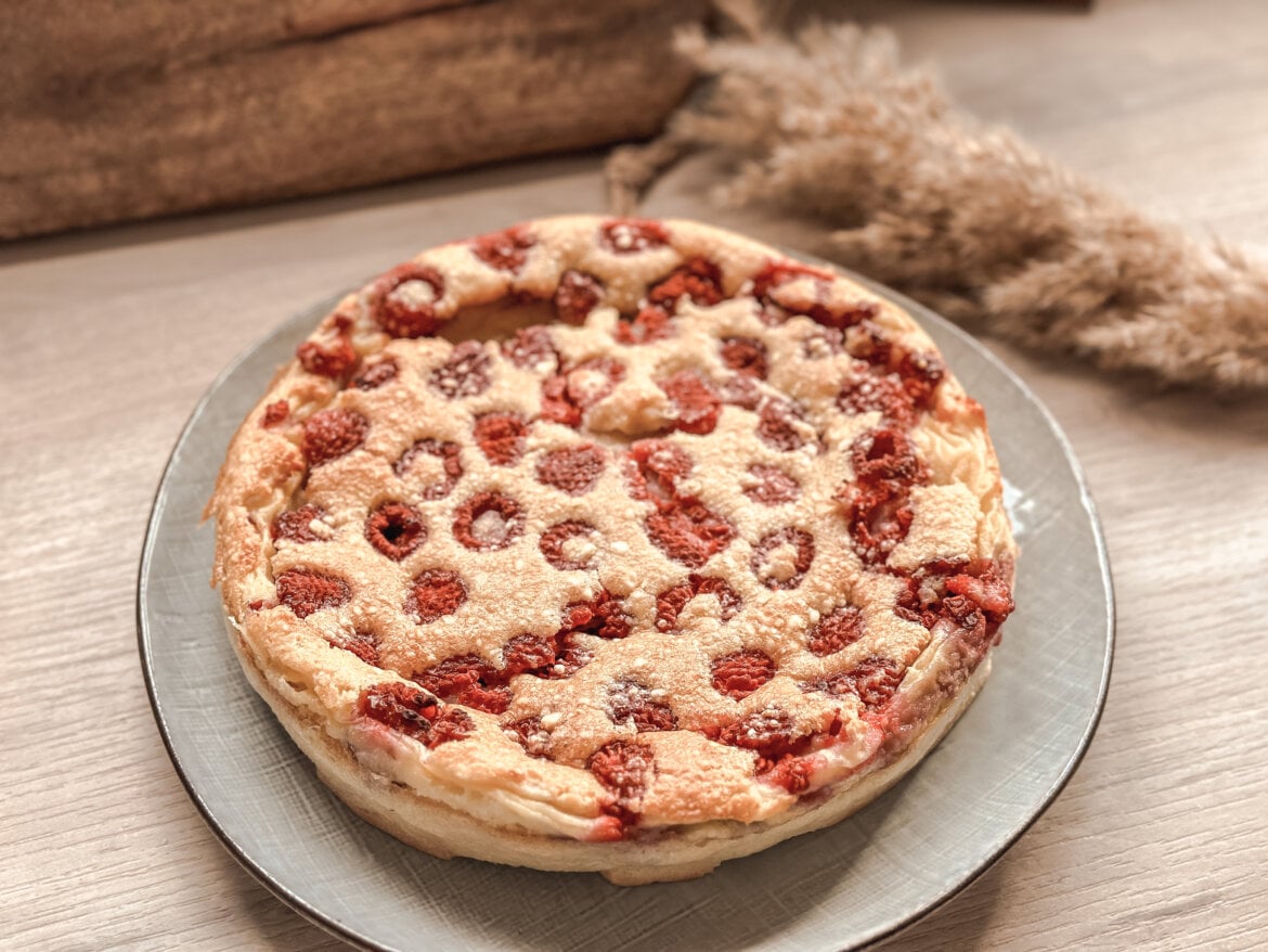 Recette du clafoutis framboises au lait de coco
