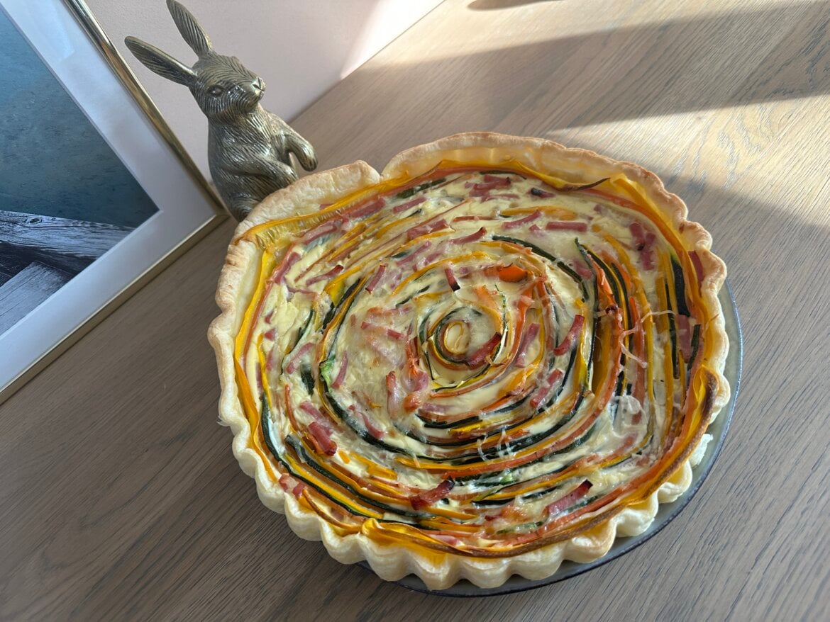 Tarte tourbillon aux légumes