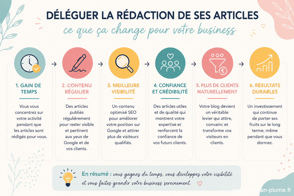 Pourquoi déléguer la rédaction de ses articles peut transformer votre business