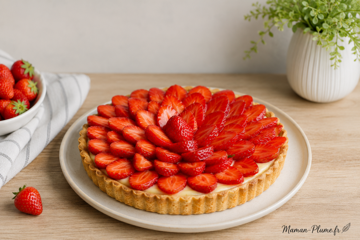 Tarte aux fraises maison : la recette parfaite du mois de mai