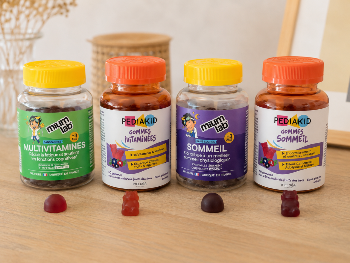 Gummies enfants : mon comparatif entre Mium Lab et Pediakid