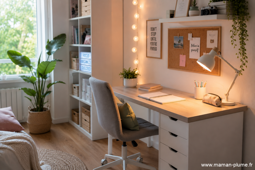 10 idées pour organiser le bureau d’un collégien avant la rentrée